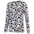 Black-White - Lifestyle - Dare 2B Womens-Ladies Exchange III Graffiti Base Layer Set