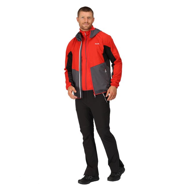 Seville-Black - Pack Shot - Regatta Mens Tarvos VI Soft Shell Jacket