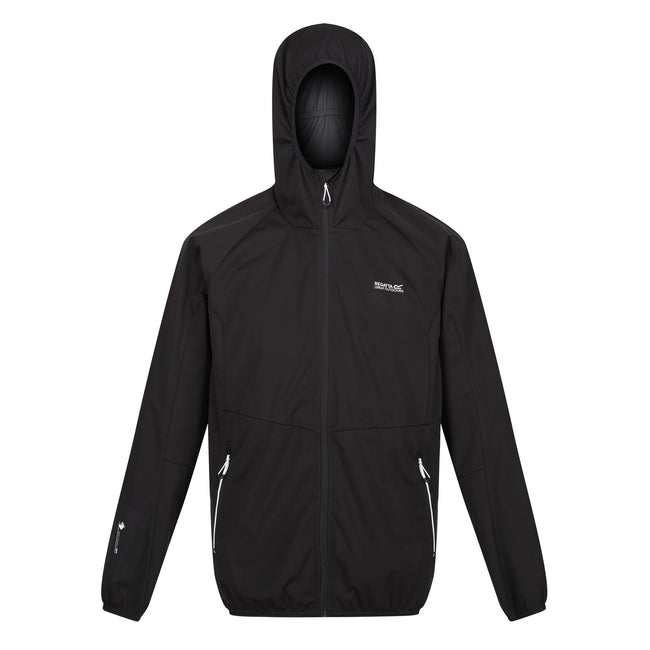 Black - Front - Regatta Mens Tarvos VI Soft Shell Jacket