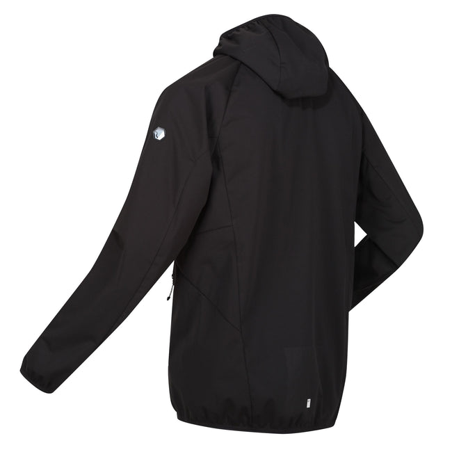 Black - Lifestyle - Regatta Mens Tarvos VI Soft Shell Jacket