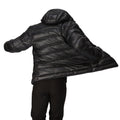 Black - Pack Shot - Regatta Mens Toploft III Baffled Padded Jacket