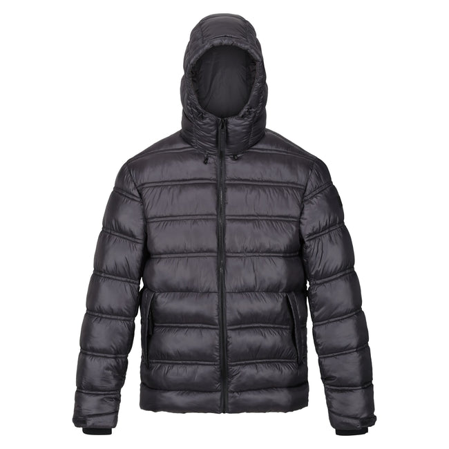 Ash - Front - Regatta Mens Toploft III Baffled Padded Jacket