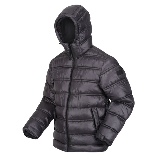 Ash - Side - Regatta Mens Toploft III Baffled Padded Jacket
