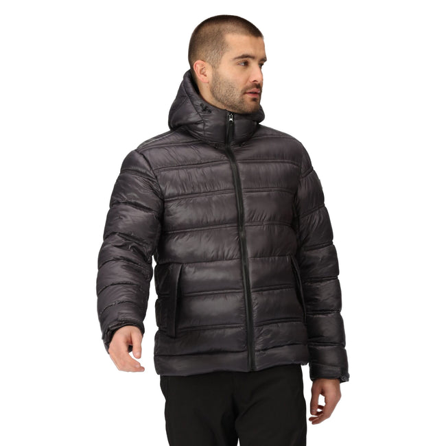 Ash - Lifestyle - Regatta Mens Toploft III Baffled Padded Jacket