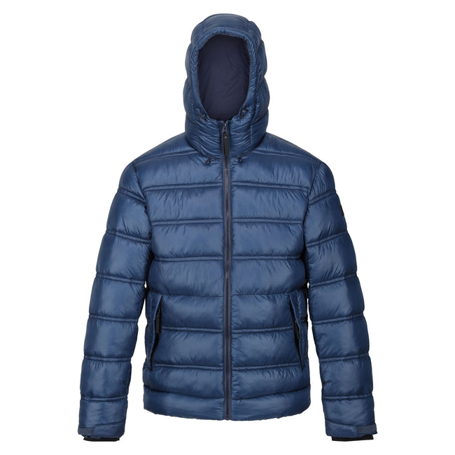 Admiral Blue - Front - Regatta Mens Toploft III Baffled Padded Jacket