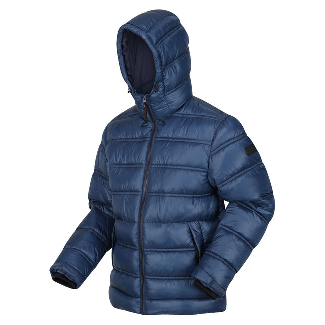 Admiral Blue - Side - Regatta Mens Toploft III Baffled Padded Jacket