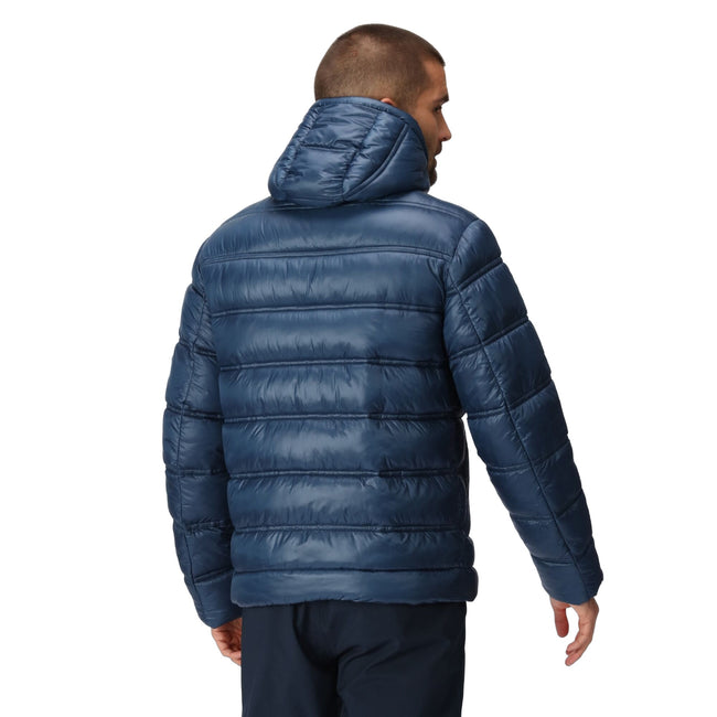 Admiral Blue - Pack Shot - Regatta Mens Toploft III Baffled Padded Jacket