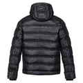 Black - Back - Regatta Mens Toploft III Baffled Padded Jacket