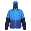 Strong Blue-New Royal - Front - Regatta Mens Harrock II Baffled Padded Jacket
