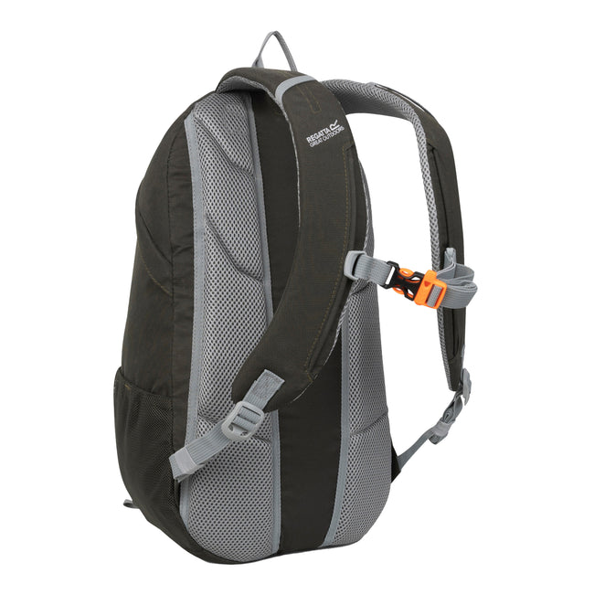 Dark Khaki - Back - Regatta Survivor V4 6.6gal Knapsack