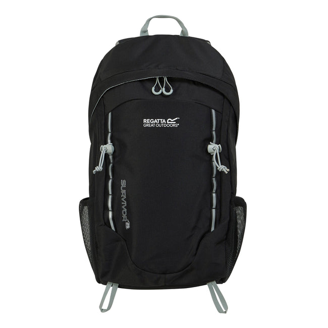 Black - Front - Regatta Survivor V4 6.6gal Knapsack