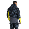 Olympian Blue-Black - Pack Shot - Dare 2B Mens Baseplate Geometric Ski Jacket