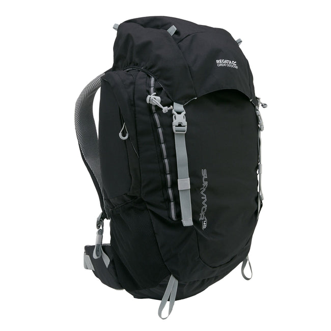 Black - Side - Regatta Survivor V4 11.8gal Knapsack