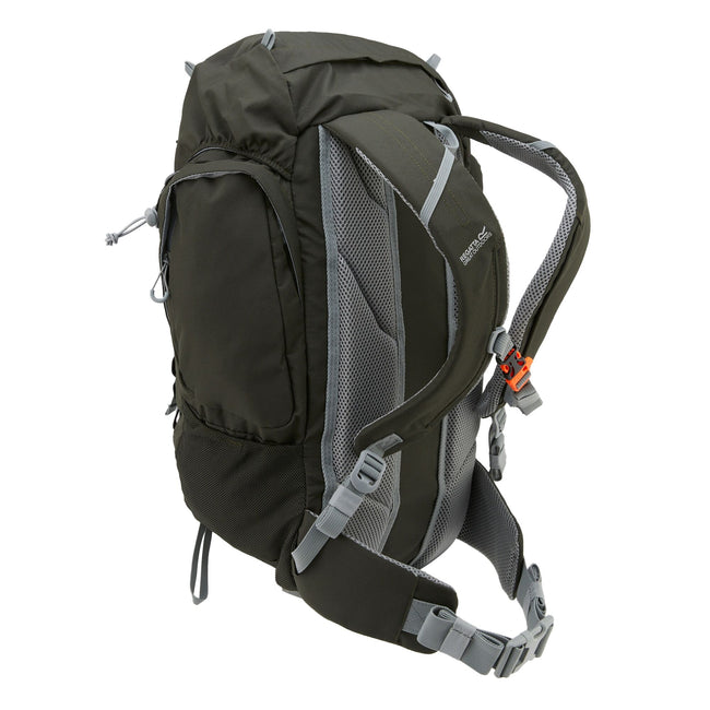 Dark Khaki - Back - Regatta Survivor V4 11.8gal Knapsack