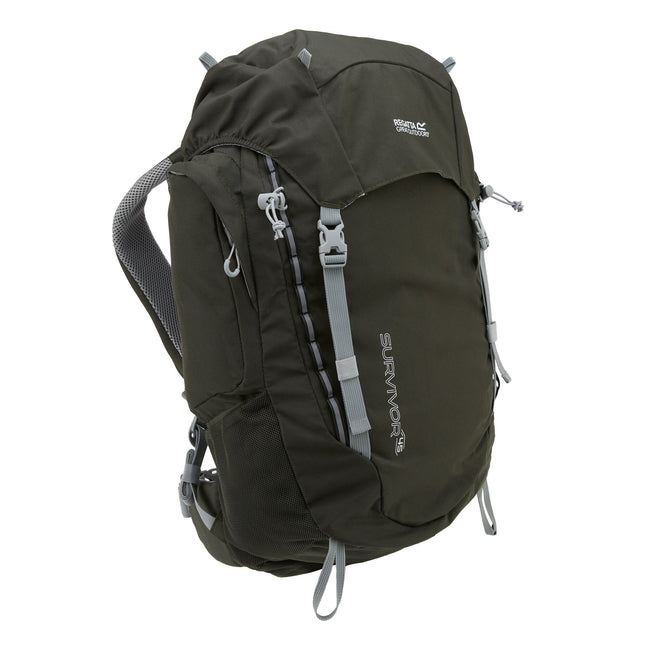 Dark Khaki - Side - Regatta Survivor V4 11.8gal Knapsack