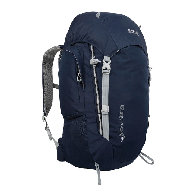 Navy - Side - Regatta Survivor V4 11.8gal Knapsack