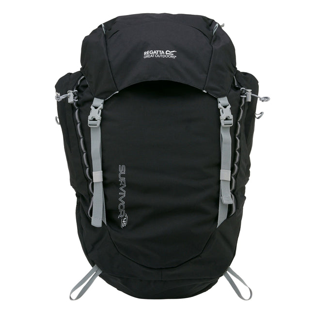 Black - Front - Regatta Survivor V4 11.8gal Knapsack