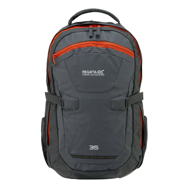 Ebony Grey - Front - Regatta Paladen II 9.2gal Laptop Backpack