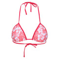 Peach Bloom - Front - Regatta Womens-Ladies Hibiscus Bikini Top