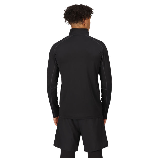 Black - Lifestyle - Regatta Mens Core Stretch Full Zip Midlayer
