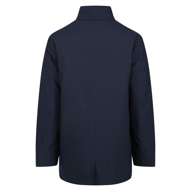 Navy - Back - Regatta Mens Hampton Waterproof Jacket