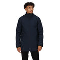 Navy - Side - Regatta Mens Hampton Waterproof Jacket