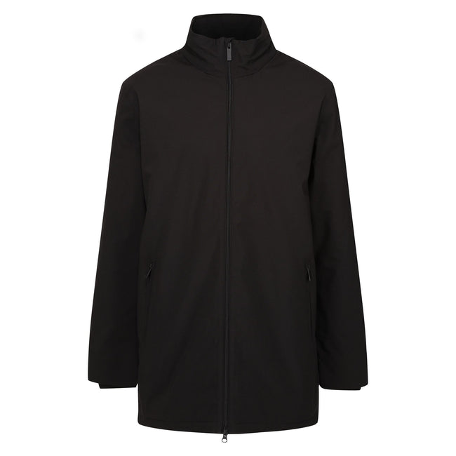 Black - Front - Regatta Mens Hampton Waterproof Jacket