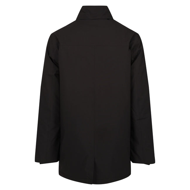 Black - Back - Regatta Mens Hampton Waterproof Jacket