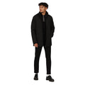 Black - Lifestyle - Regatta Mens Hampton Waterproof Jacket