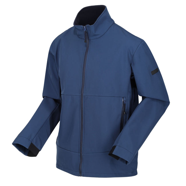 Admiral Blue - Side - Regatta Mens Dendrick Soft Shell Jacket