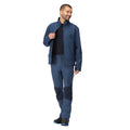 Admiral Blue - Close up - Regatta Mens Dendrick Soft Shell Jacket