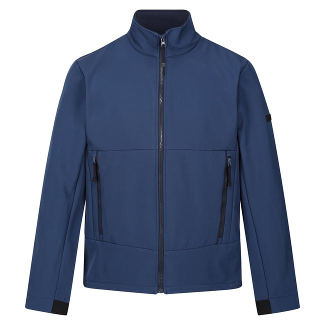 Admiral Blue - Front - Regatta Mens Dendrick Soft Shell Jacket