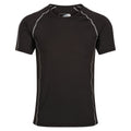 Black - Front - Regatta Mens Pro Short-Sleeved Base Layer Top