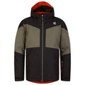 Black-Lichen Green - Front - Dare 2B Childrens-Kids Slush Ski Jacket