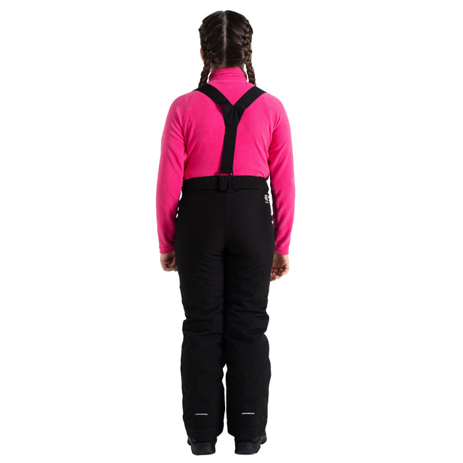 Black - Back - Dare 2B Childrens-Kids Pow Ski Trousers