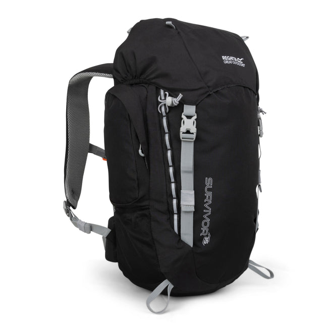 Black - Side - Regatta Survivor V4 9.2gal Knapsack