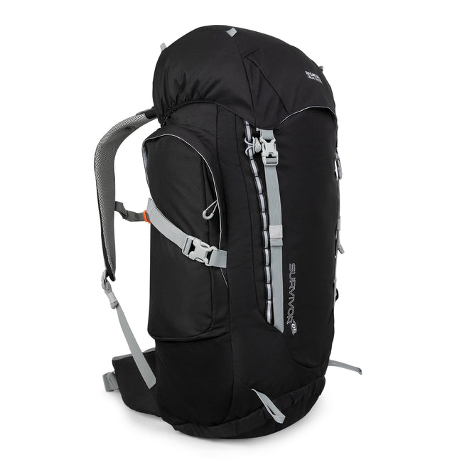 Black - Side - Regatta Survivor V4 85L Knapsack