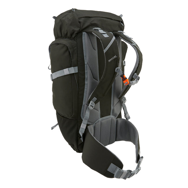 Dark Khaki - Back - Regatta Survivor V4 85L Knapsack