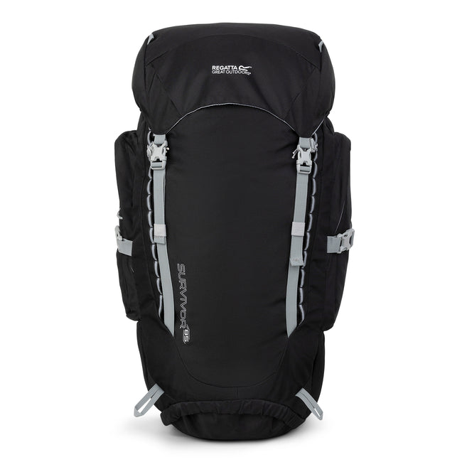 Black - Front - Regatta Survivor V4 85L Knapsack