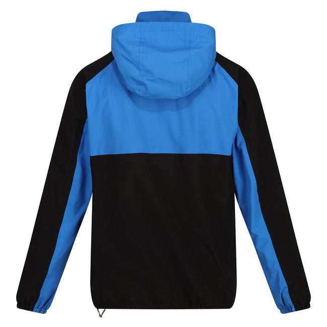 Black-Strong Blue - Back - Regatta Mens Anorak Vintage Overhead Soft Shell Jacket