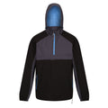 Black-Seal Grey - Front - Regatta Mens Anorak Vintage Overhead Soft Shell Jacket