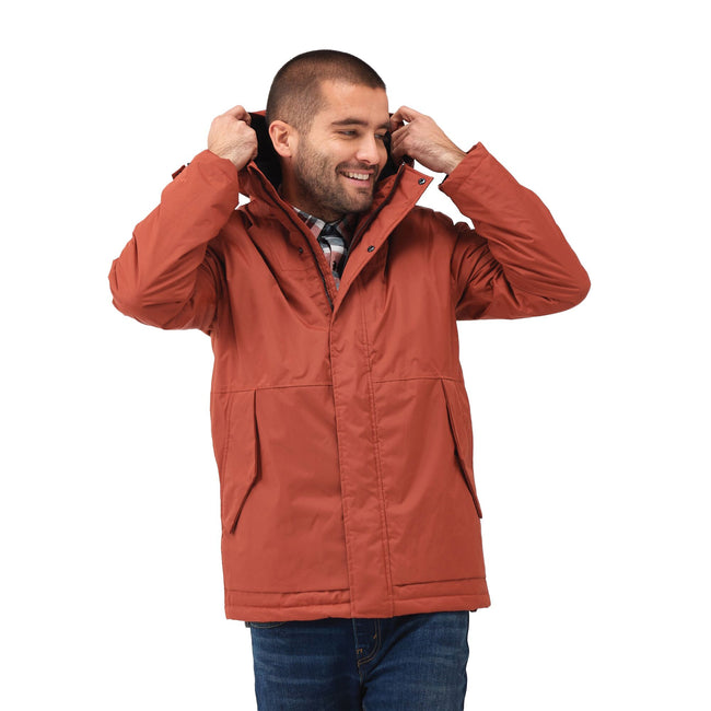 Burnt Henna - Lifestyle - Regatta Mens Sterlings IV Waterproof Jacket