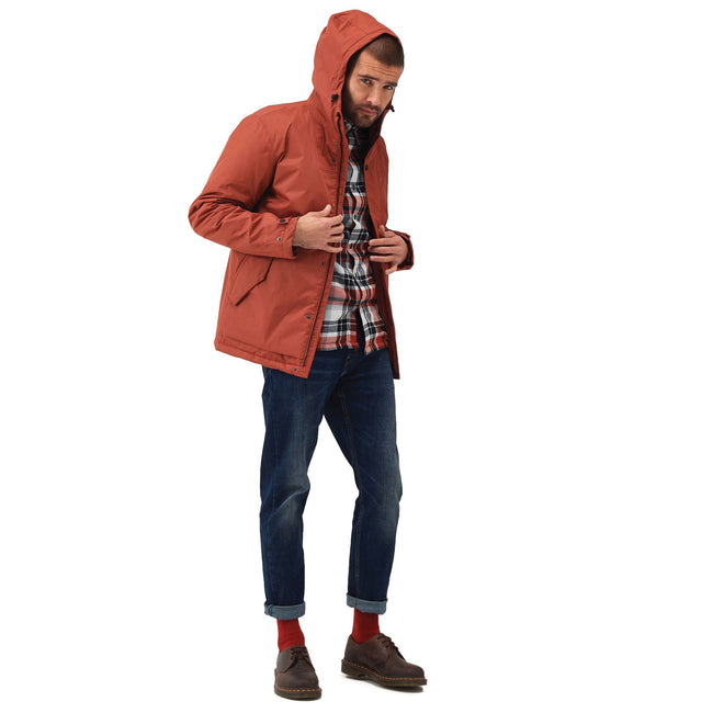 Burnt Henna - Pack Shot - Regatta Mens Sterlings IV Waterproof Jacket
