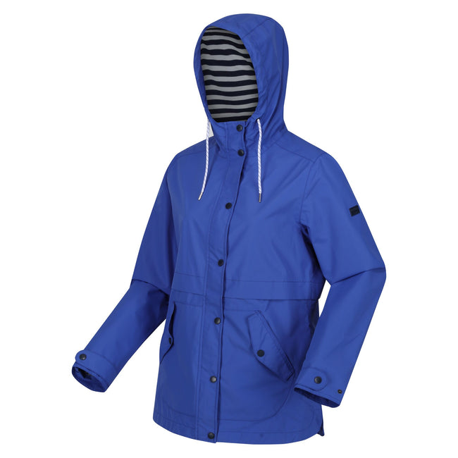 Dazzling Blue - Side - Regatta Womens-Ladies Bayla Waterproof Jacket