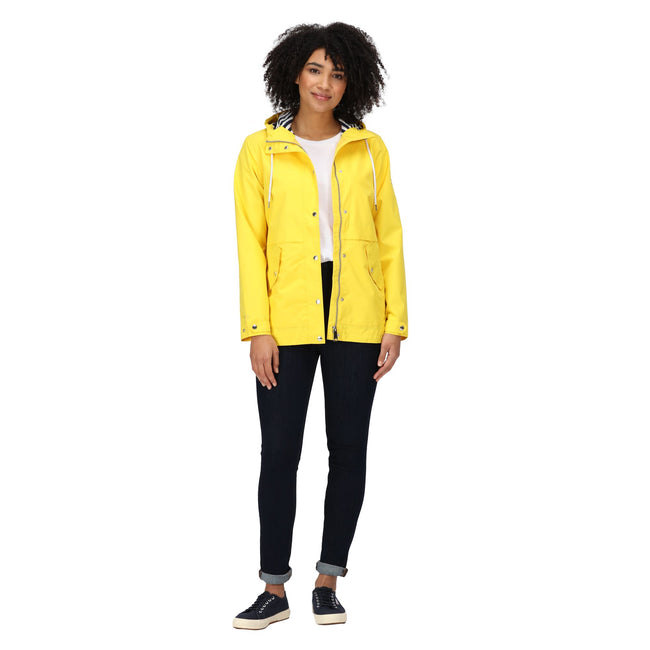 Maize Yellow - Pack Shot - Regatta Womens-Ladies Bayla Waterproof Jacket