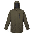 Dark Khaki - Front - Regatta Mens Penbreak Waterproof Jacket