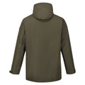 Dark Khaki - Back - Regatta Mens Penbreak Waterproof Jacket