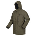 Dark Khaki - Side - Regatta Mens Penbreak Waterproof Jacket