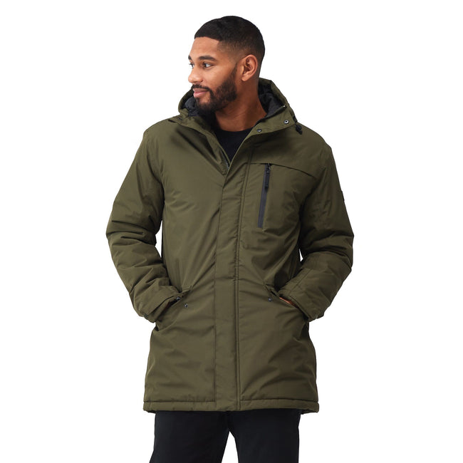 Dark Khaki - Lifestyle - Regatta Mens Penbreak Waterproof Jacket
