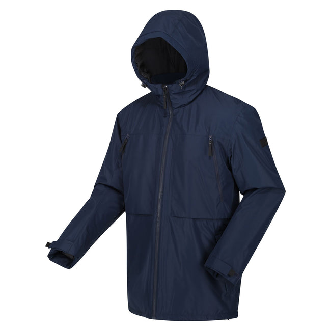 Navy - Side - Regatta Mens Larrick Waterproof Jacket